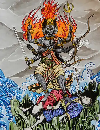 Trailokyavijaya mitología