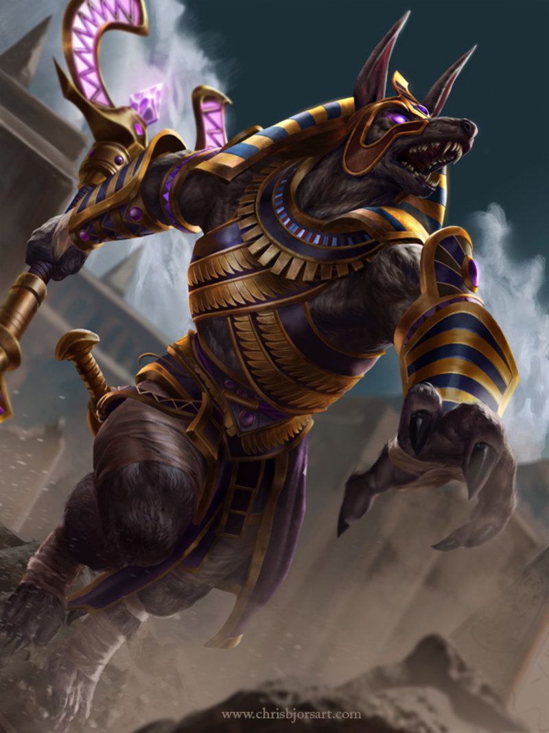 Anubis dios egipcio de la muerte