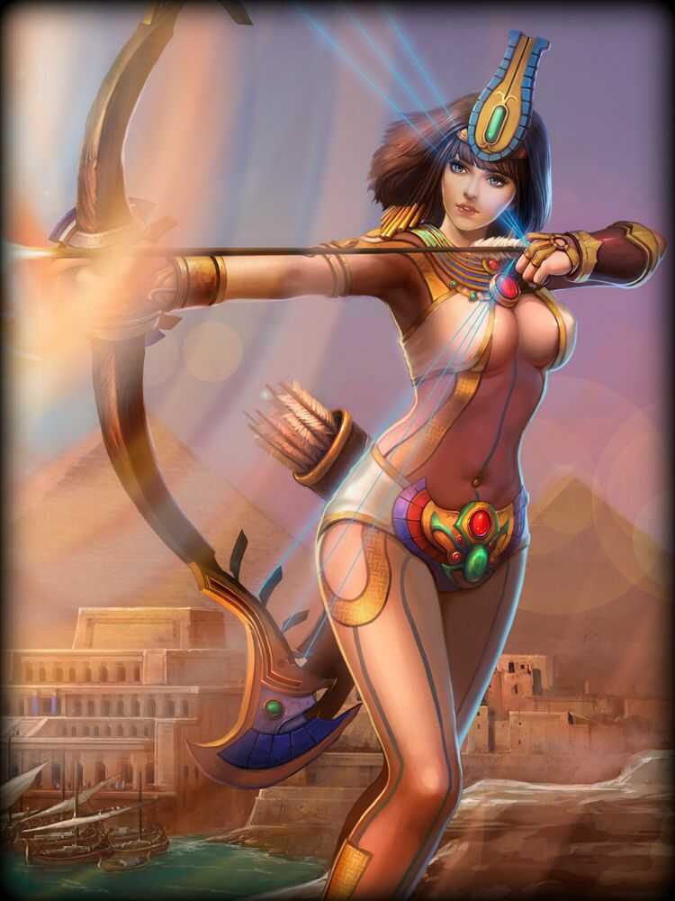 Neith diosa de la caza