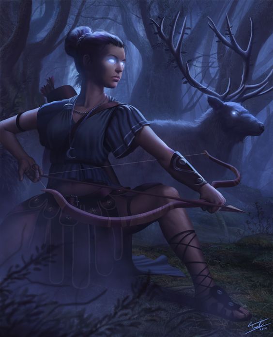 Artemisa diosa de la caza