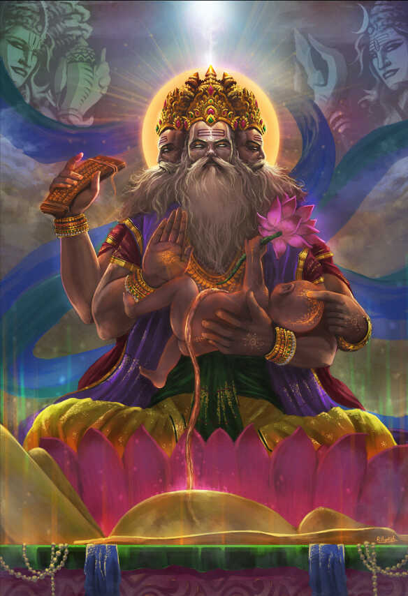 Brahma dios Hindu