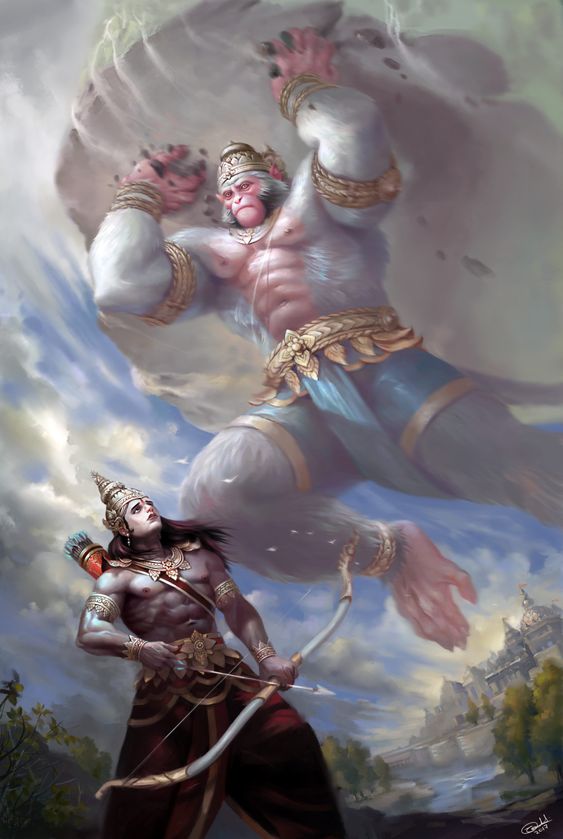 Rama y Hánuman