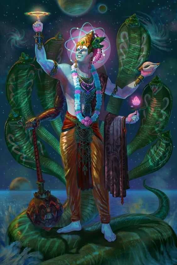 vishnu dios Hindu