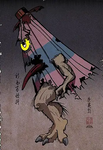 Kasa-obake mitología