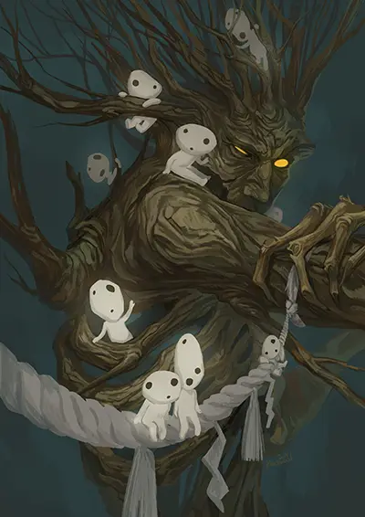 kodama mitología