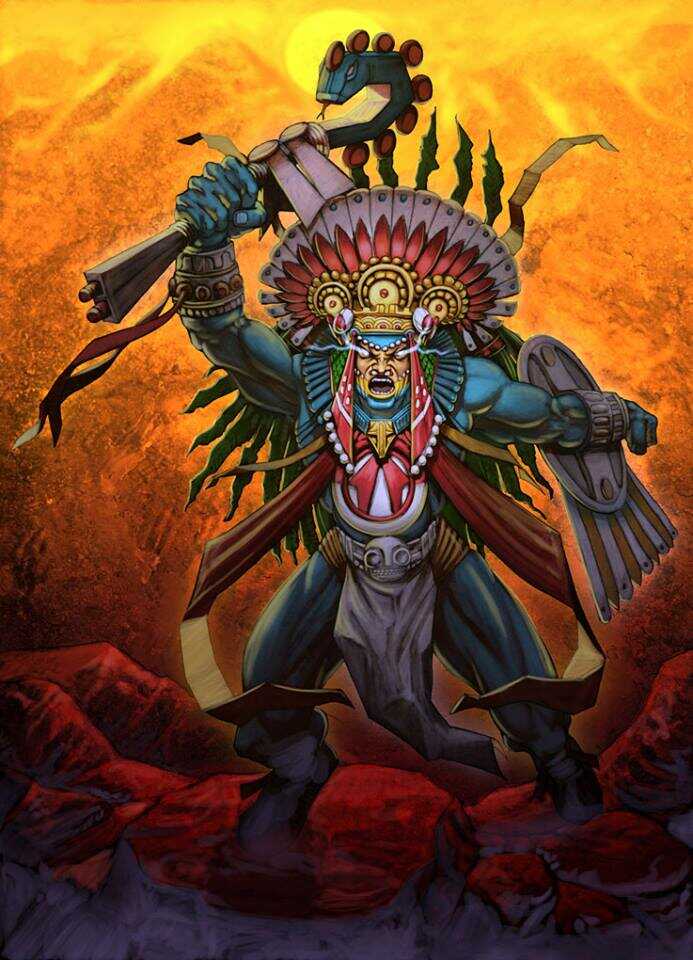 huitzilopochtli dios guerrero