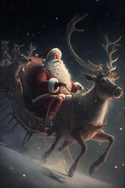 renos navideños historia